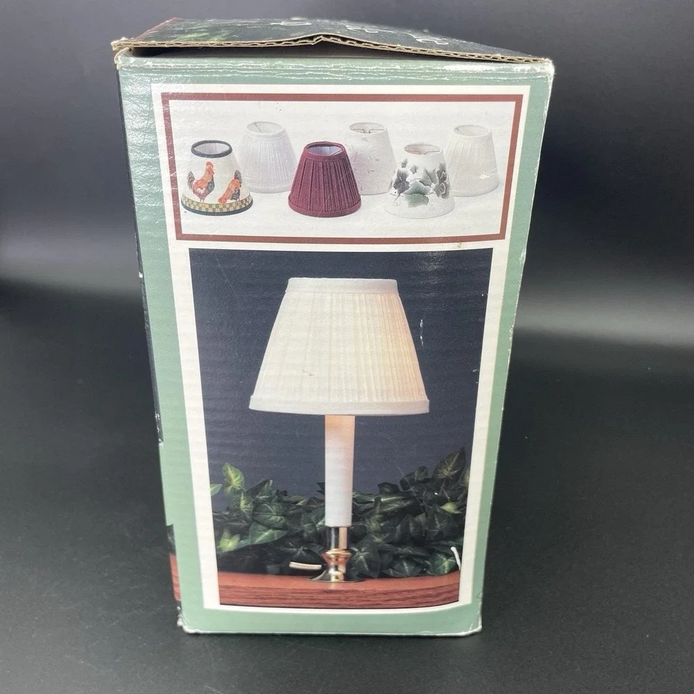 Electric Christmas Candle Lamps, 6 Pack Brass Base, Bulbs Incl. Extra Long Cords